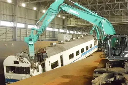 日本最大級の大型剪断機